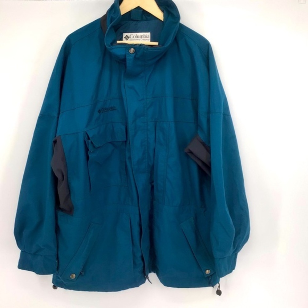 Vintage Columbia Sportswear Tricolor Winter Jacket Men's Size XL